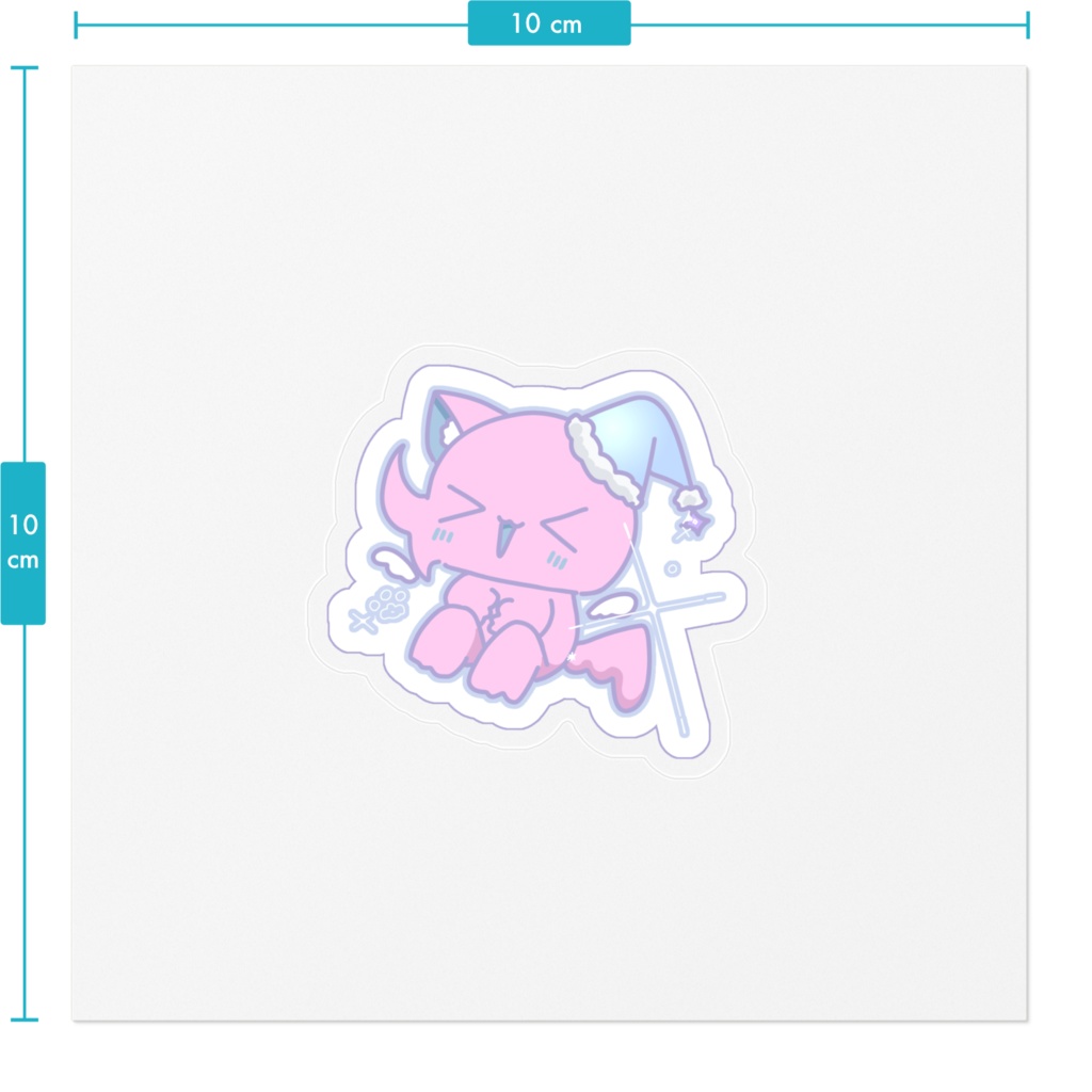 クリスマスケモちゃんステッカー