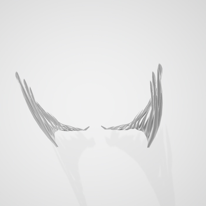 3dmodel「天使の羽」blender