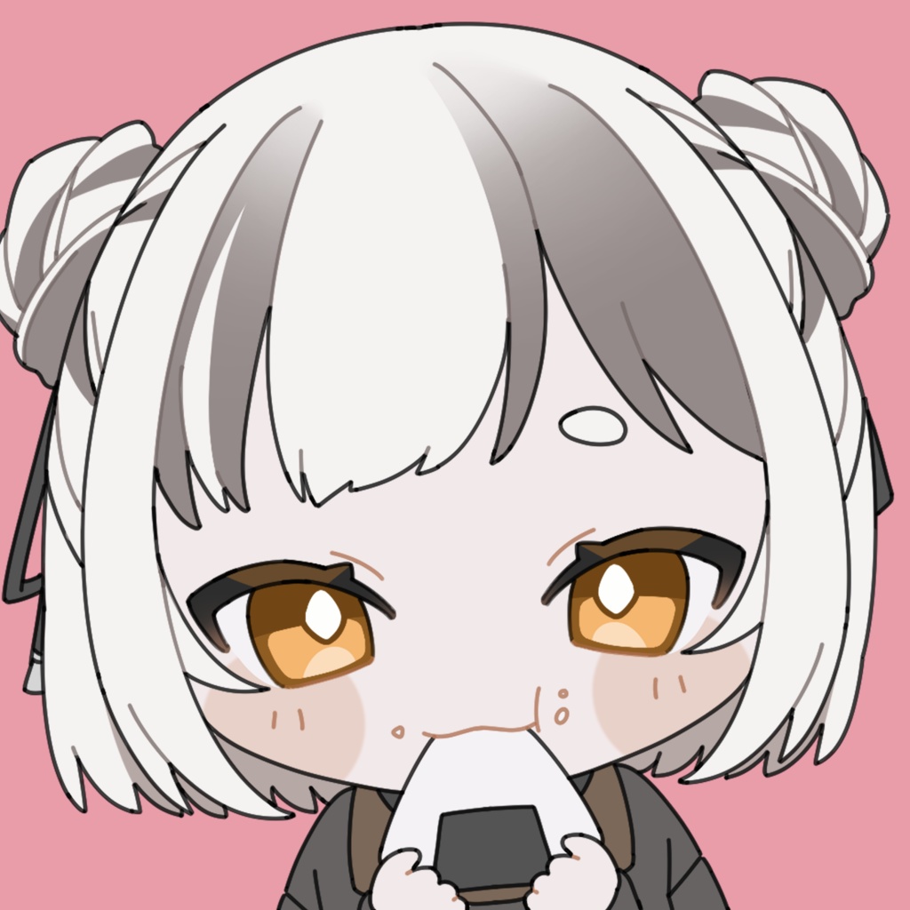 おにぎりもぐもぐ缶バッチ