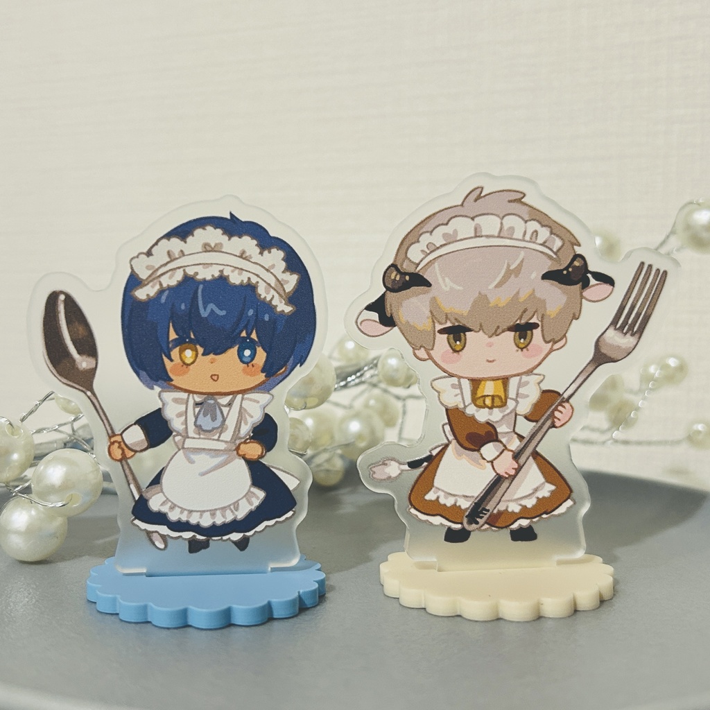 メイドのアクスタセット