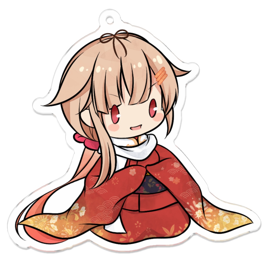 新年夕立キーホルダー