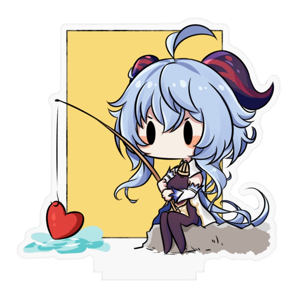 甘雨アクリルフィギュア(書くことができる)