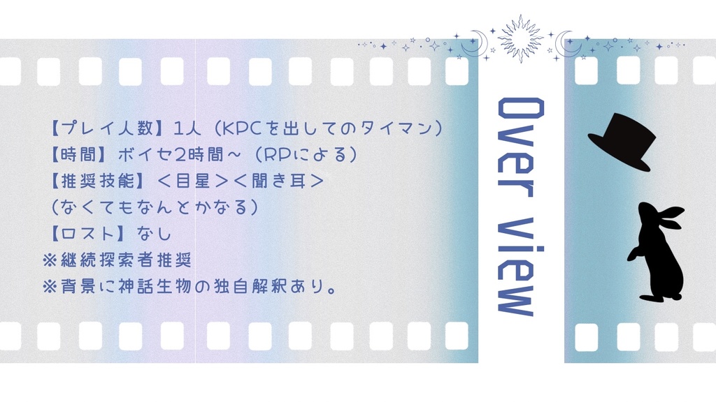 【coc6版】リドルは君の夢の中【SPLL:E190054】