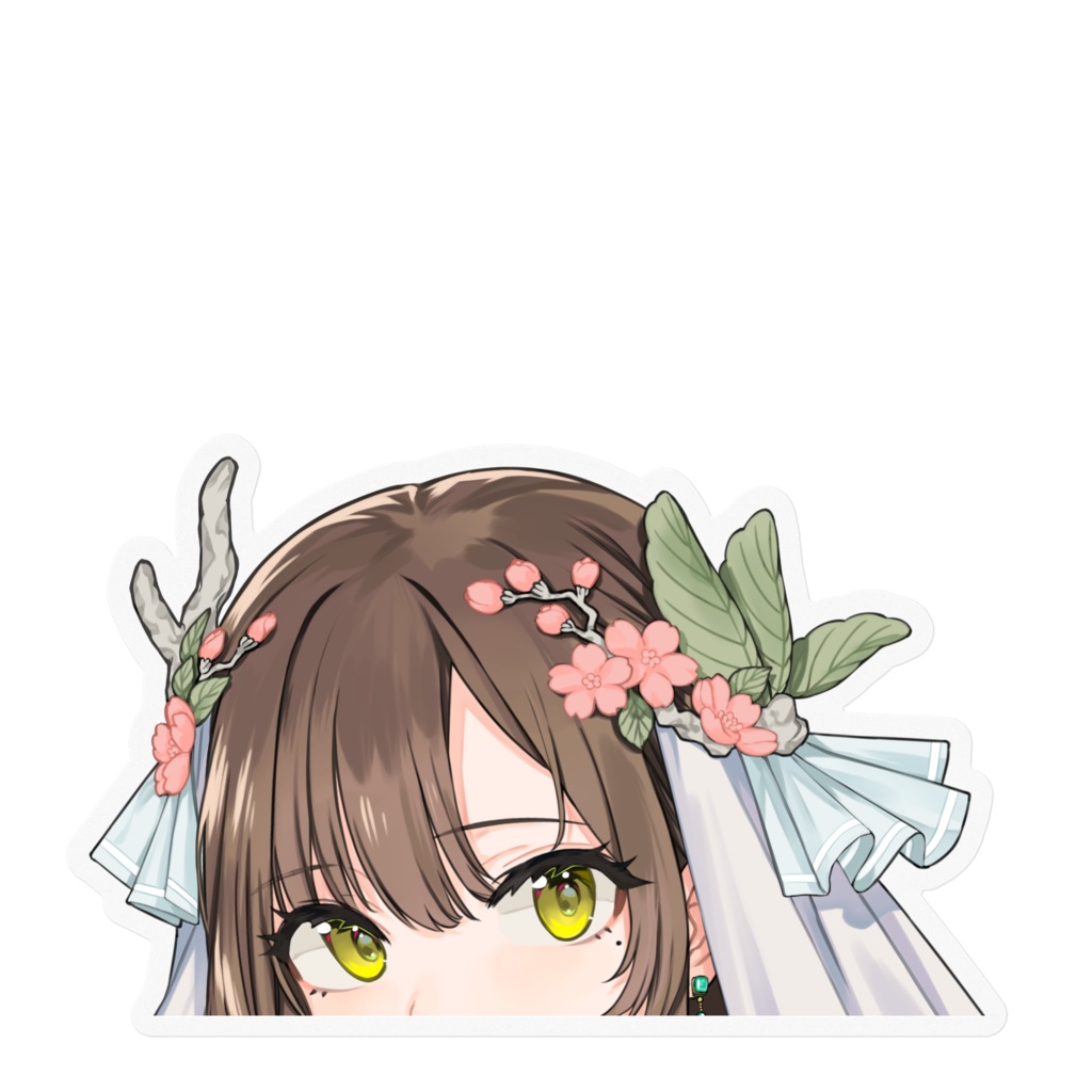 耐水ステッカー【のぞき見2】