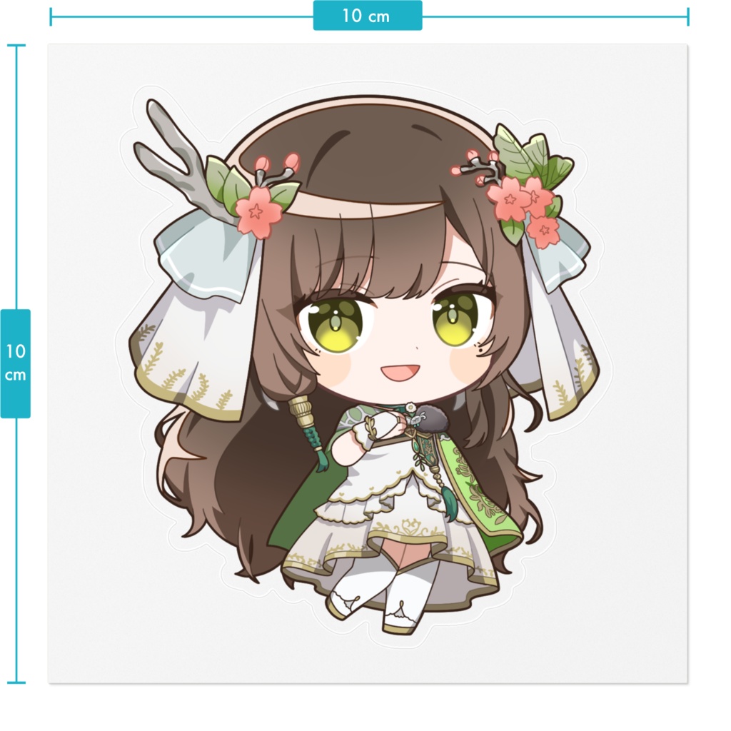 耐水ステッカー【デフォルメA】