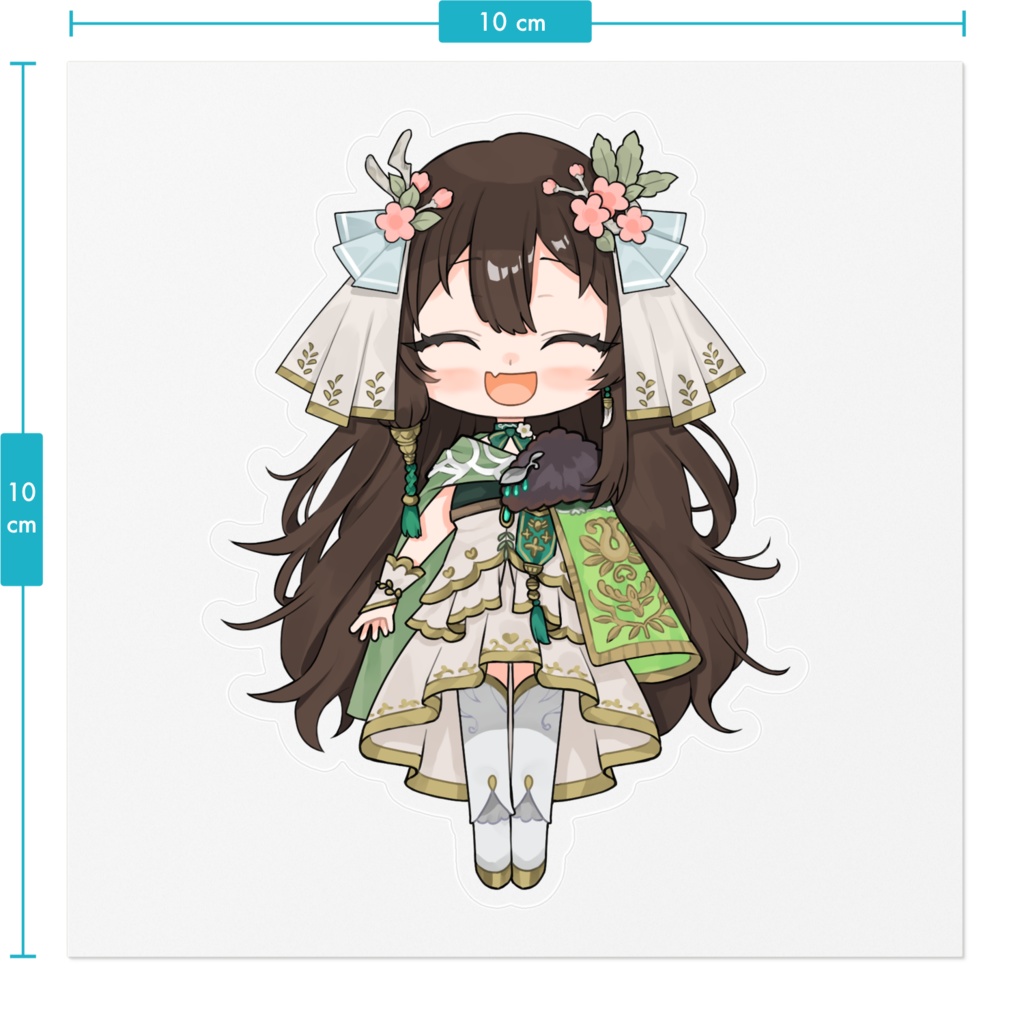 耐水ステッカー【にこにこ】