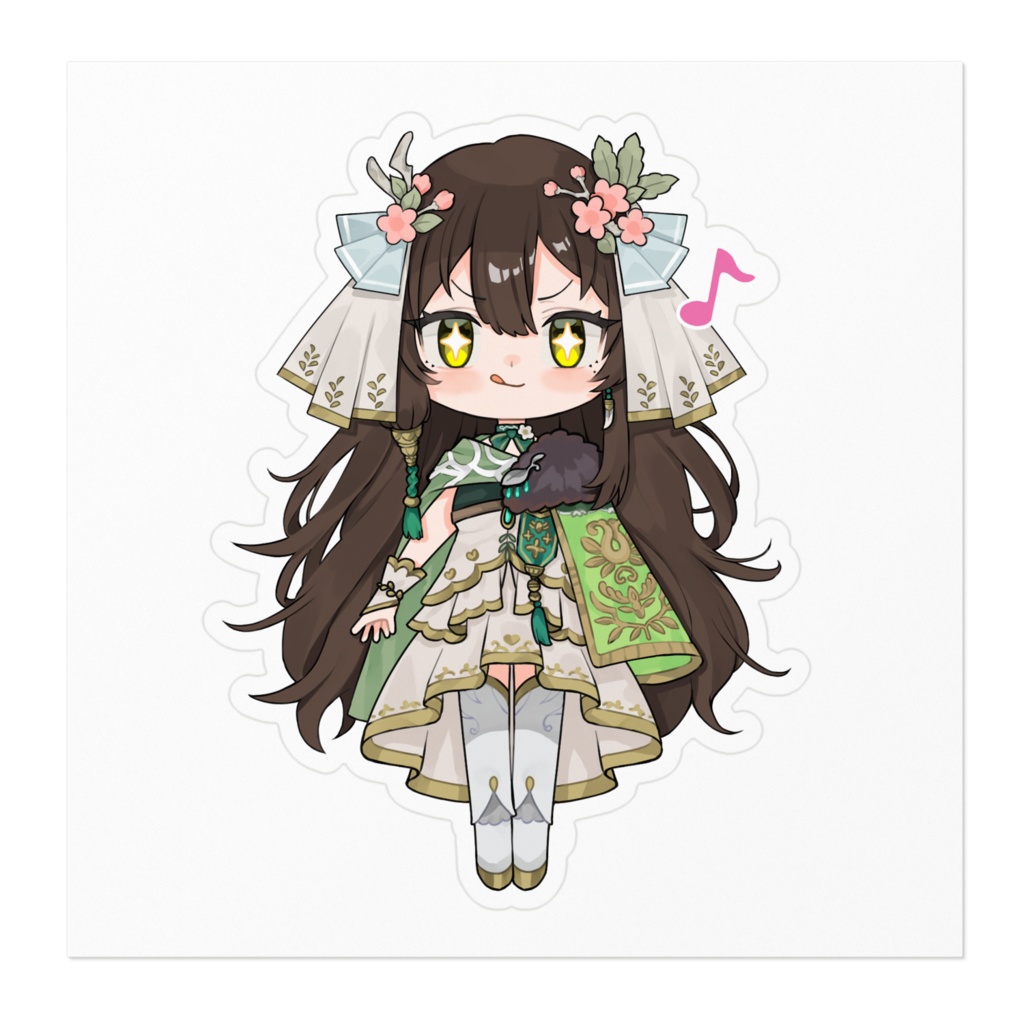 耐水ステッカー【ぺろり】