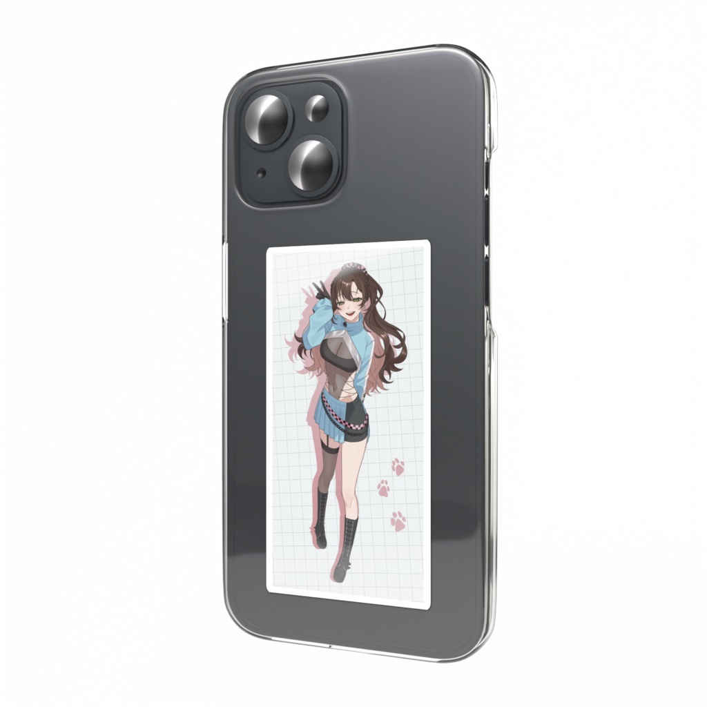 しっしーの耐候ステッカー(背景付き)