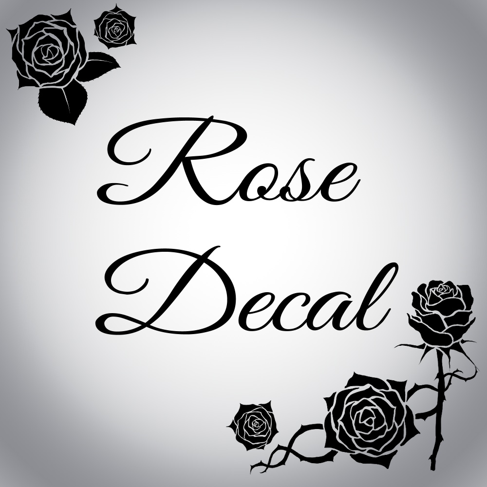 Rose Tatu Decal
