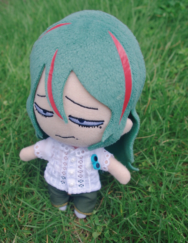 サングラス風ボタン付き シャツ&パンツセット