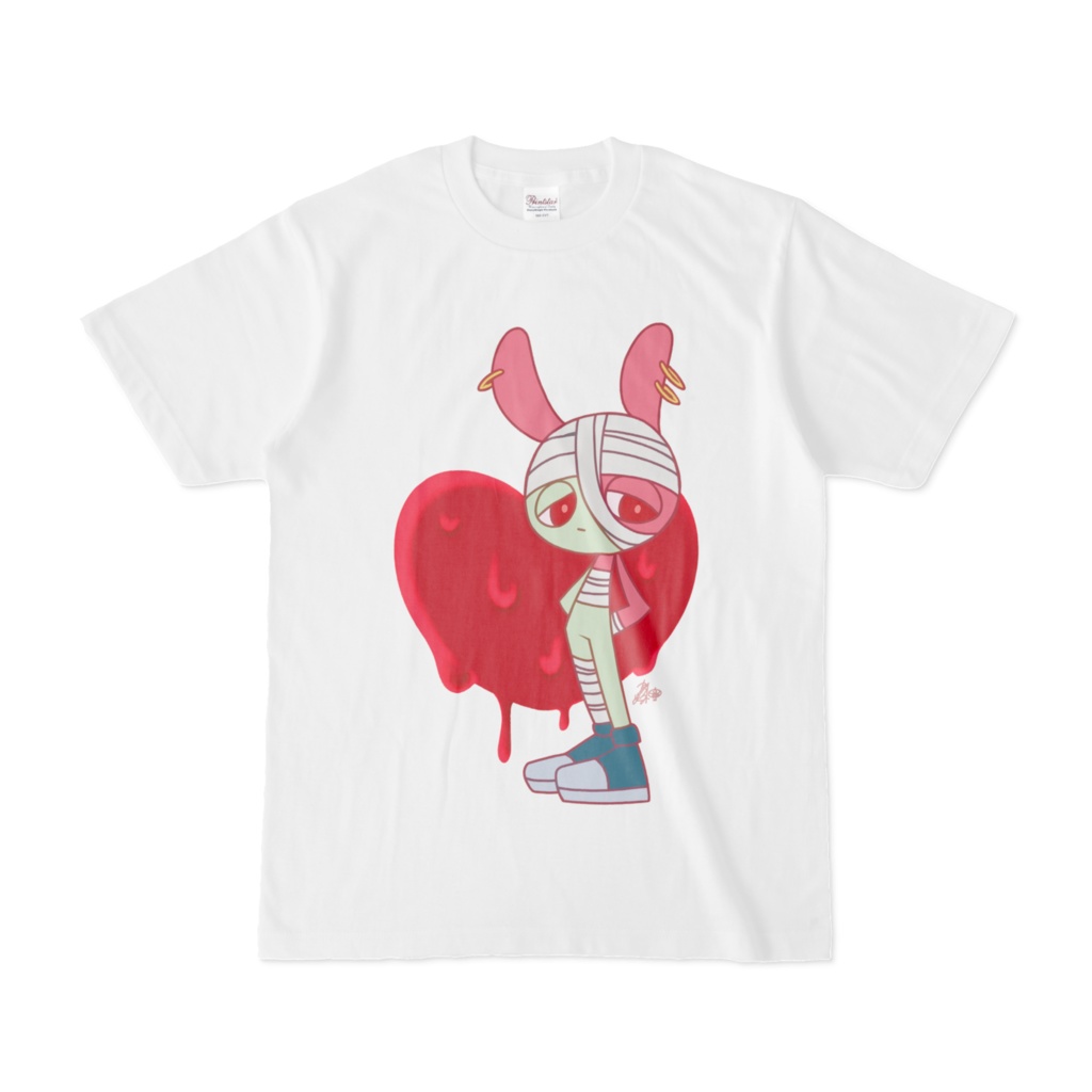 ハロドリ!愉快な仲間たち*白Tシャツ*タイプ:ルナ・R