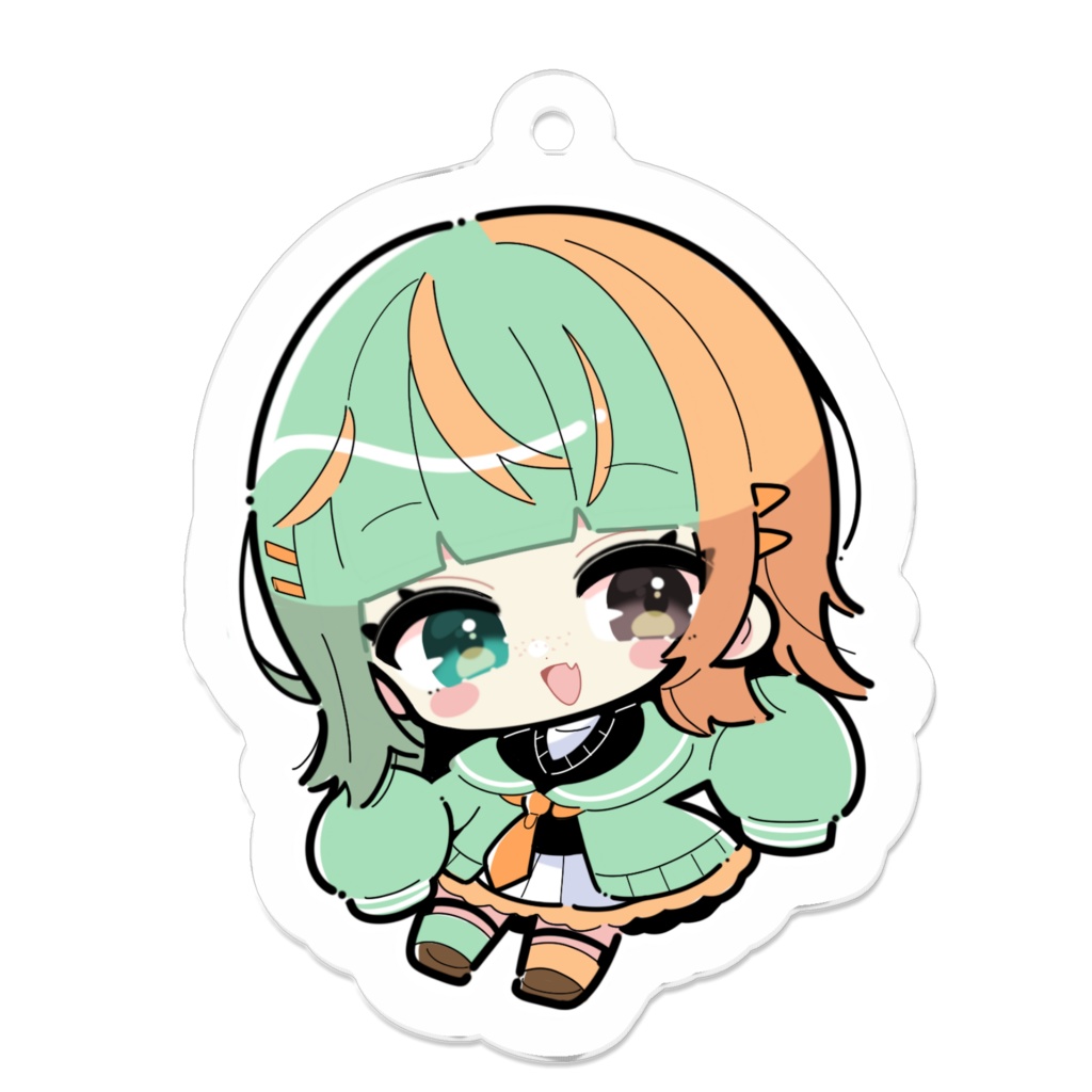 【花橙香冬】アクリルキーホルダー