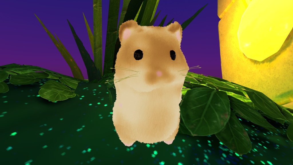 Hamster(撫でシェーダー搭載)