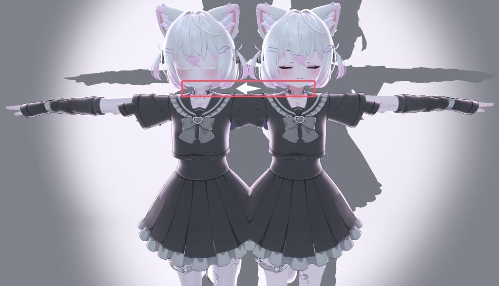 【ショコラ-Chocolat】Pinky! MatSettings+BodyTextures (includeNeckFixing)