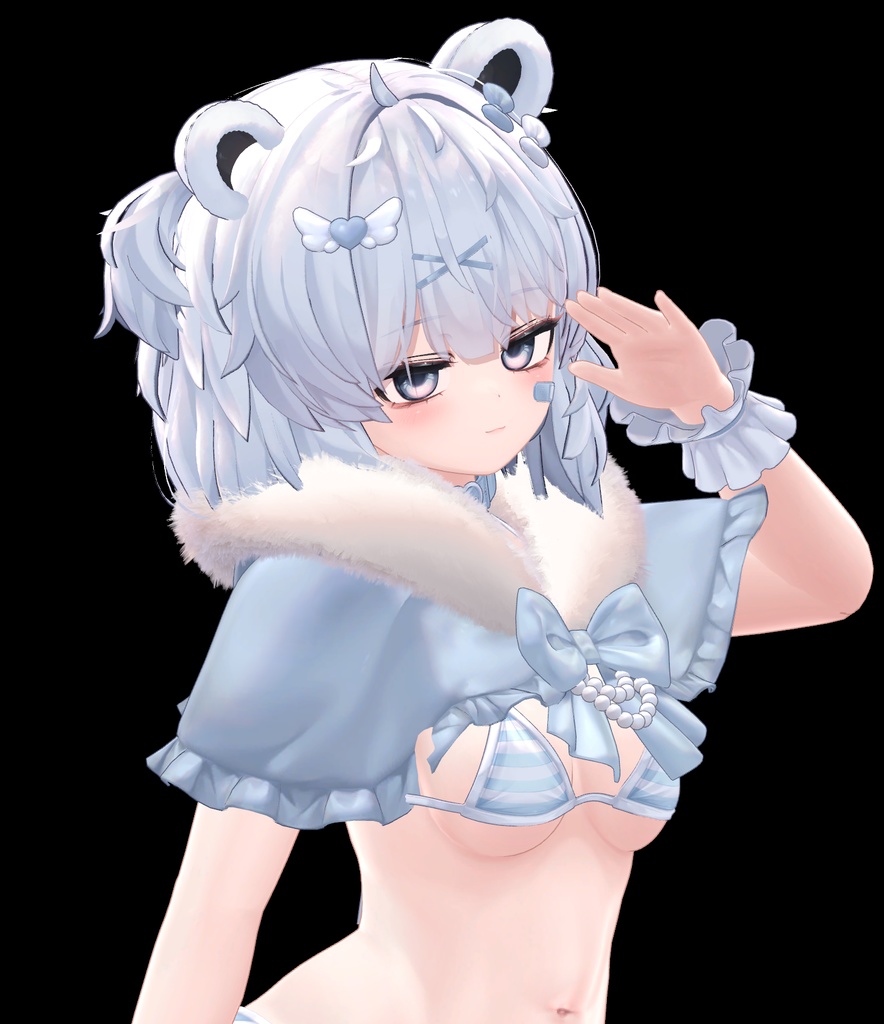 【ひきくまりのクマリ-Kumaly】 LittleDevil-FaceBlendShapeSet