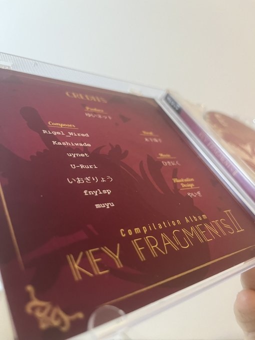 【完売】KeyFragmentsⅡ【物理CD】