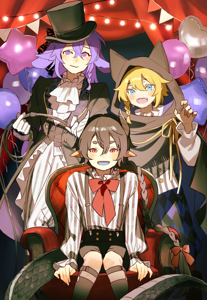 ハロウィン限定ポストカード【ホログラムシールのおまけつき】(る)