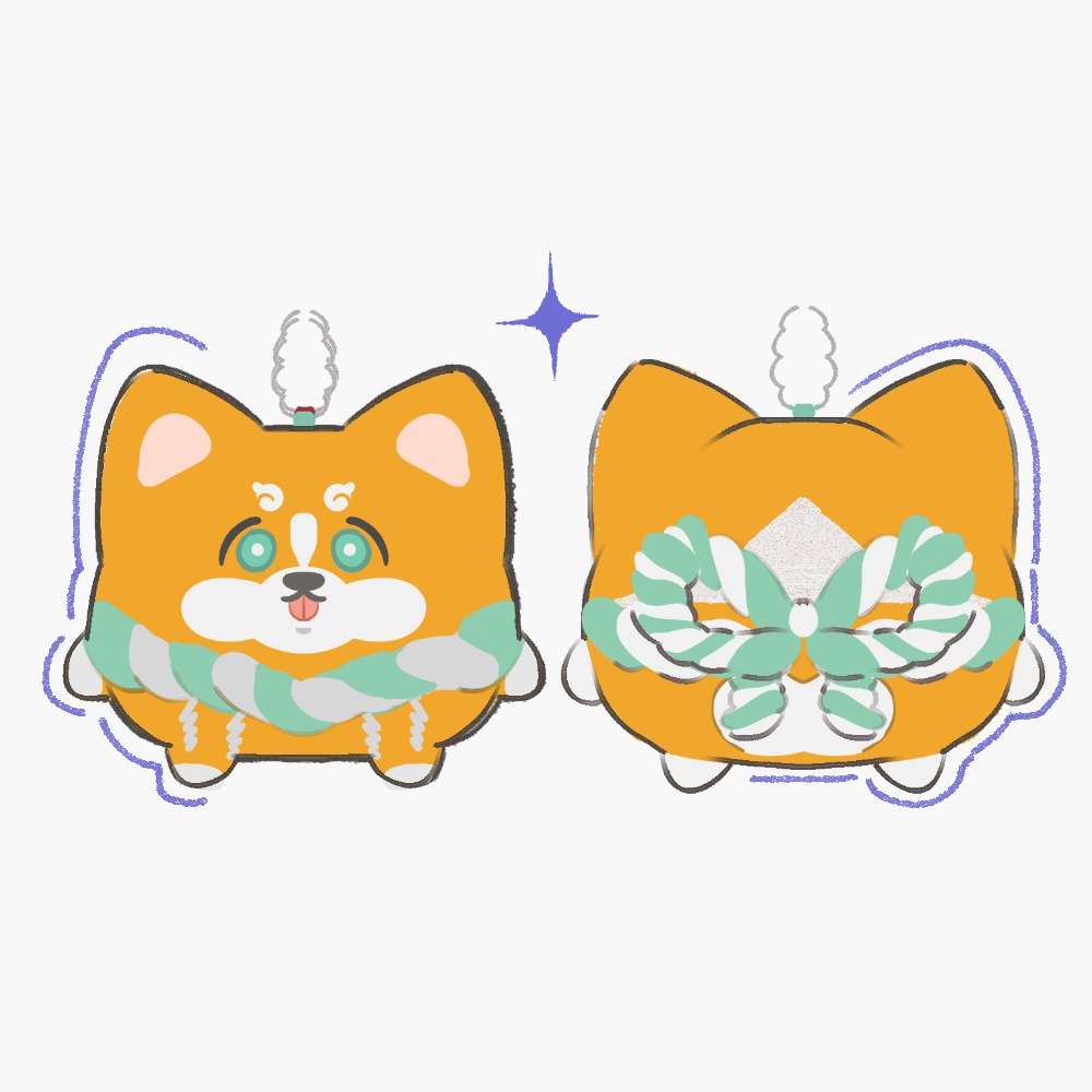 三神ころころぬい (つ)