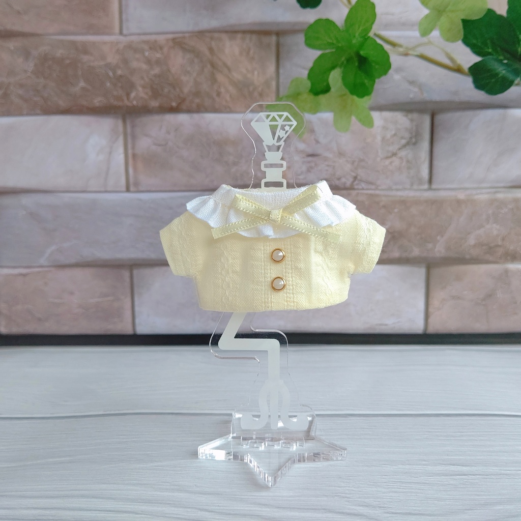 フリル衿ブラウス/10cmぬい用