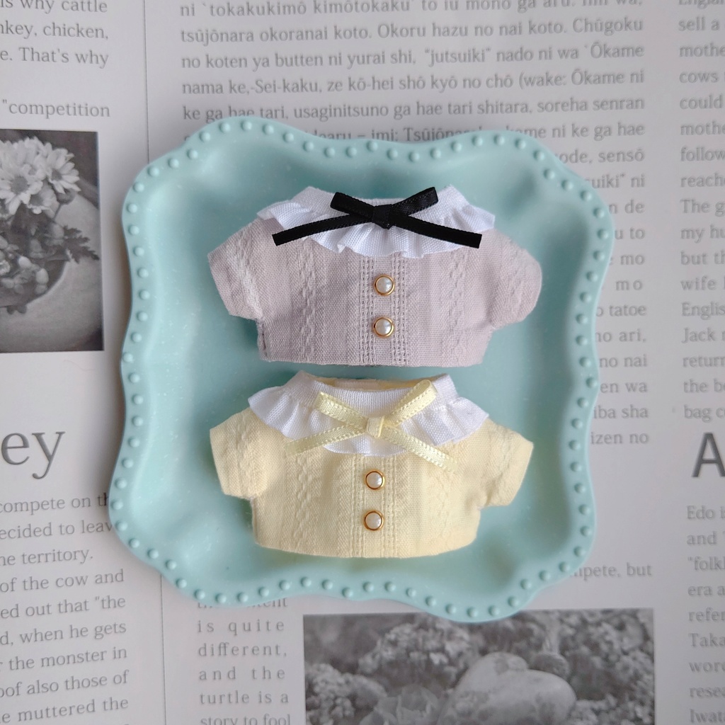 フリル衿ブラウス/10cmぬい用