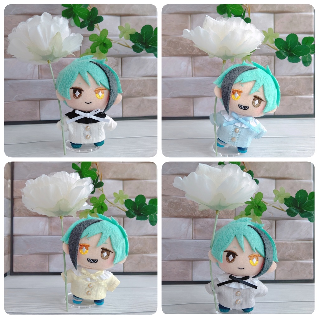 フリル衿ブラウス/10cmぬい用