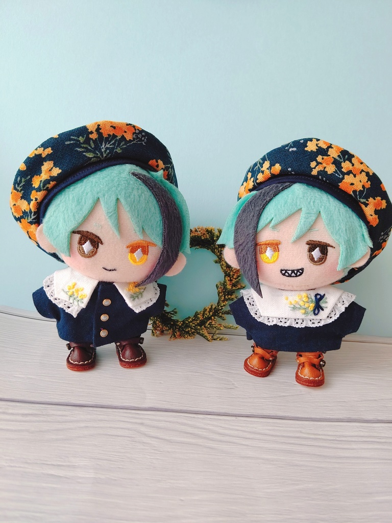 💛次回3月中旬頒布予定💛ミモザの刺繍衿セット