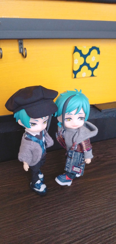 ショップ風‐背景ボード【壁床セット】ぬい&ドール用