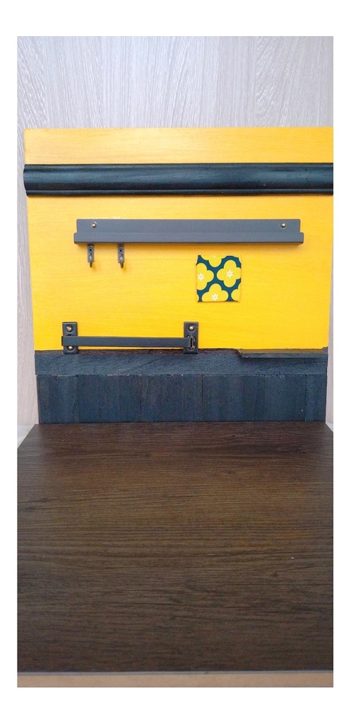 ショップ風‐背景ボード【壁床セット】ぬい&ドール用