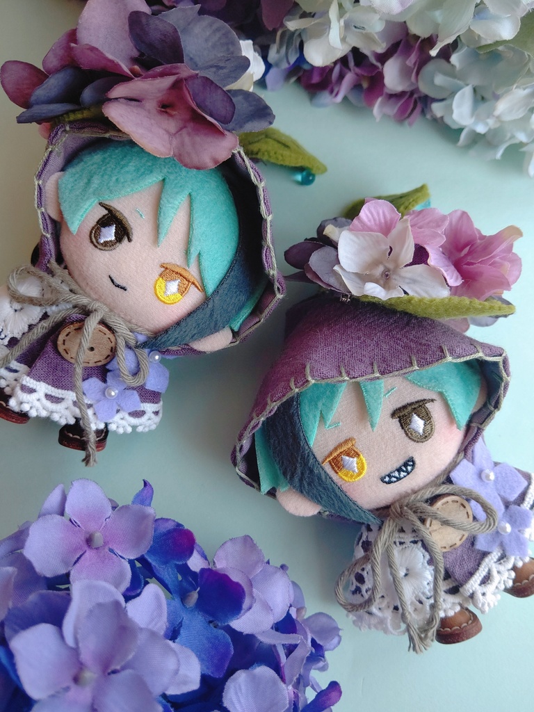 おさんぽ好きのノームちゃんセット💠あじさいちゃん