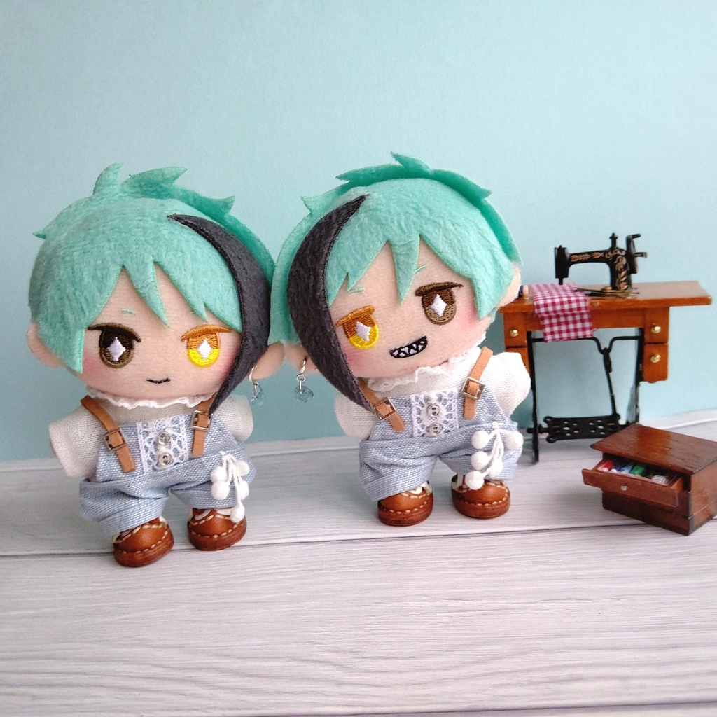 コットンレースサロペットセット