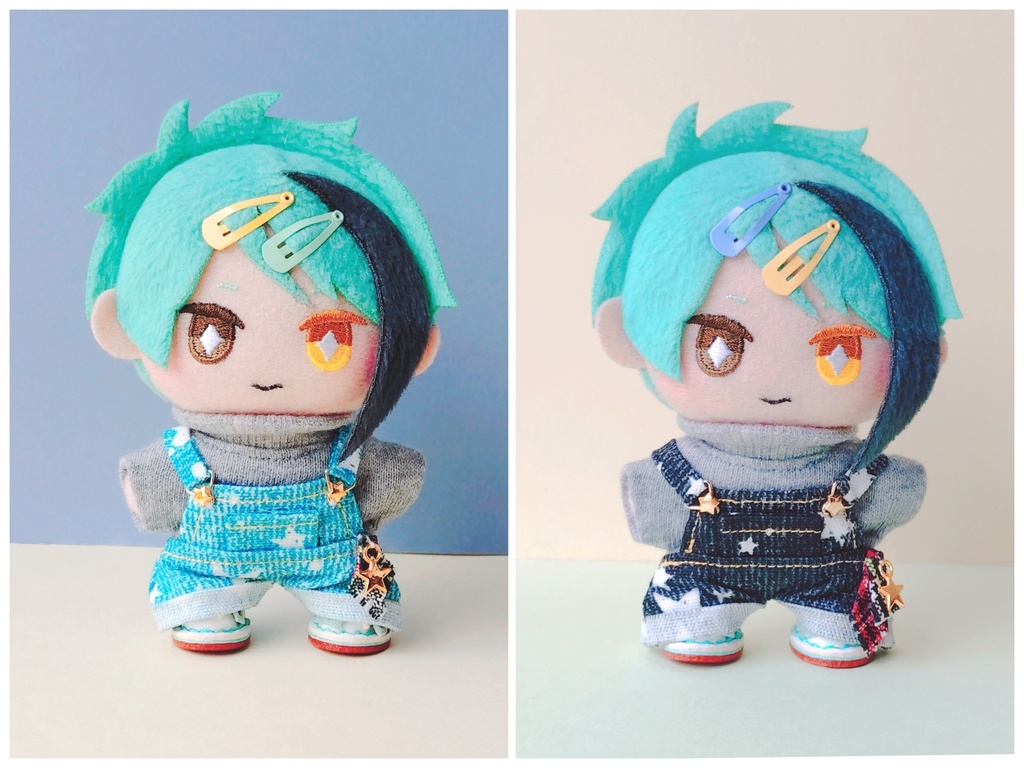 星柄サロペット