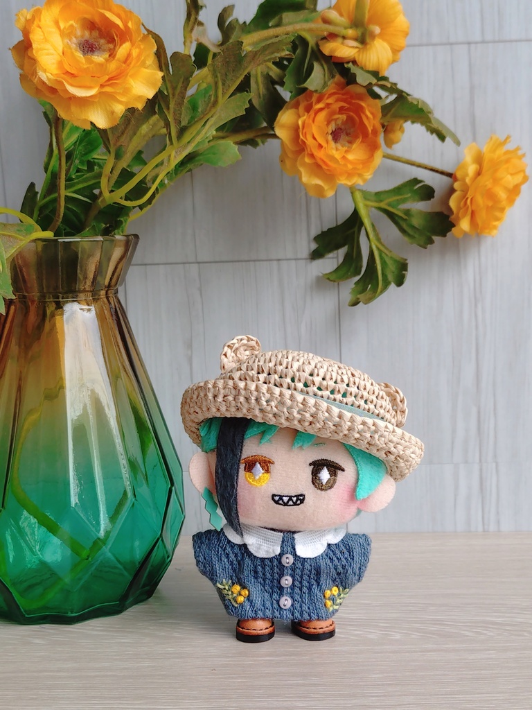 🌷お花の刺繍ニット
