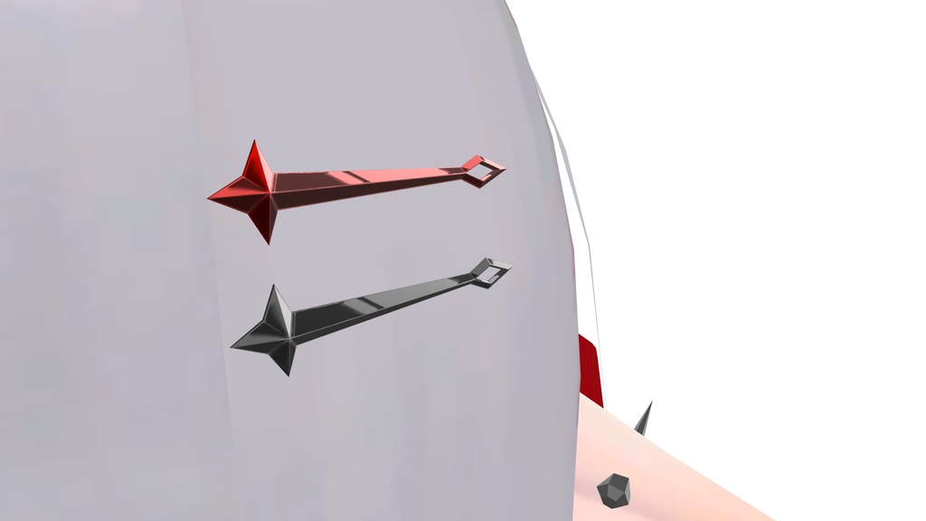 【無料】てっさくちゃん用 ヘアピン&イヤリング