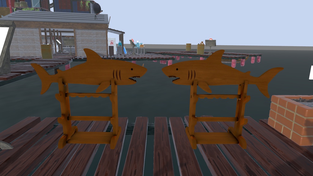 【VRChat】サメ型水鉄砲-SharkGun-【World&Avatar用】