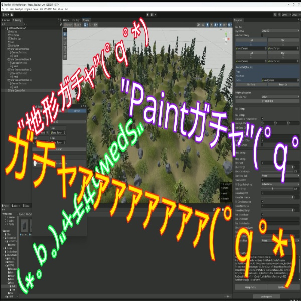 【地形生成】地形ガチャ！(゜q゜*)【Terrain Generator】