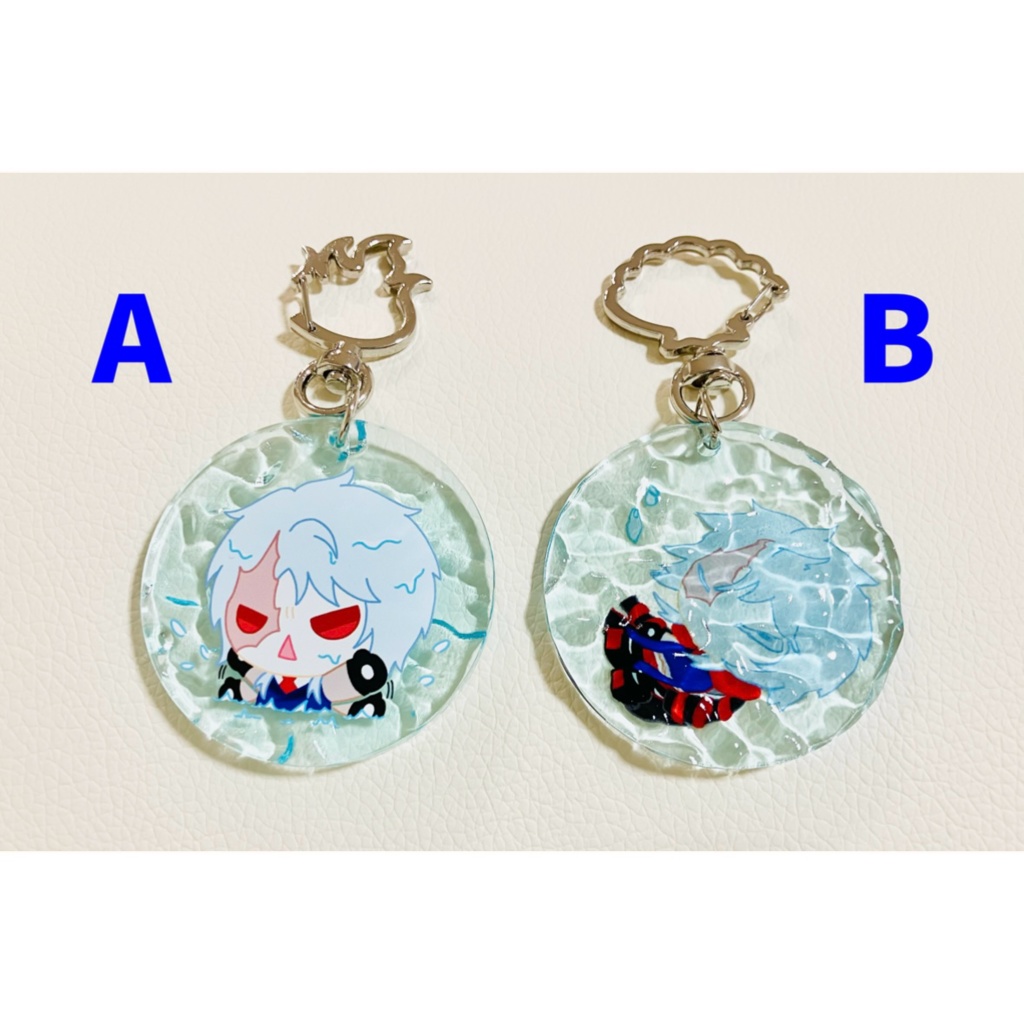 水面アクリルキーホルダー
