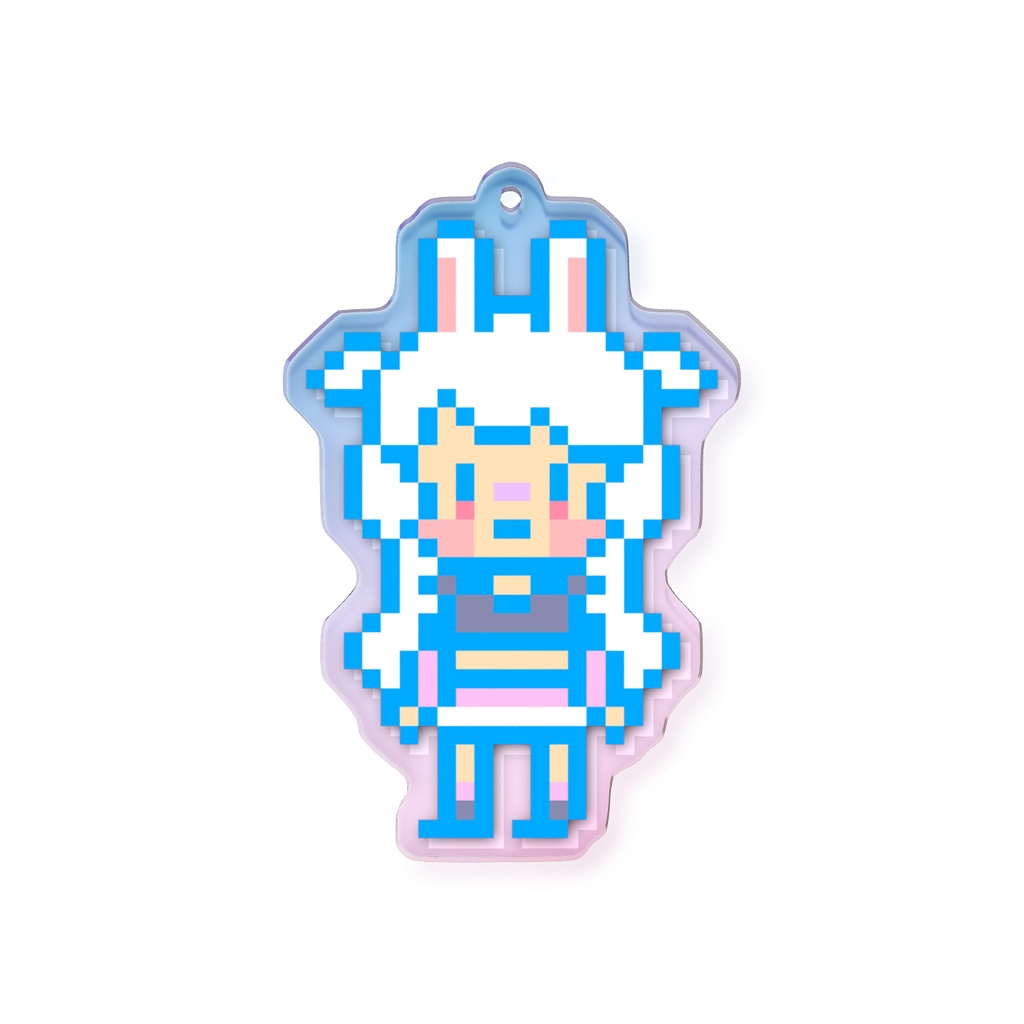 藻塩みるかのドット絵オーロラアクキー