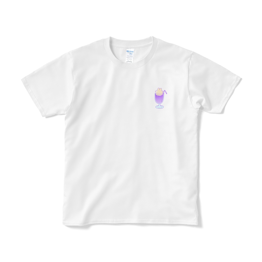 藻塩みるかのバックプリントTシャツ