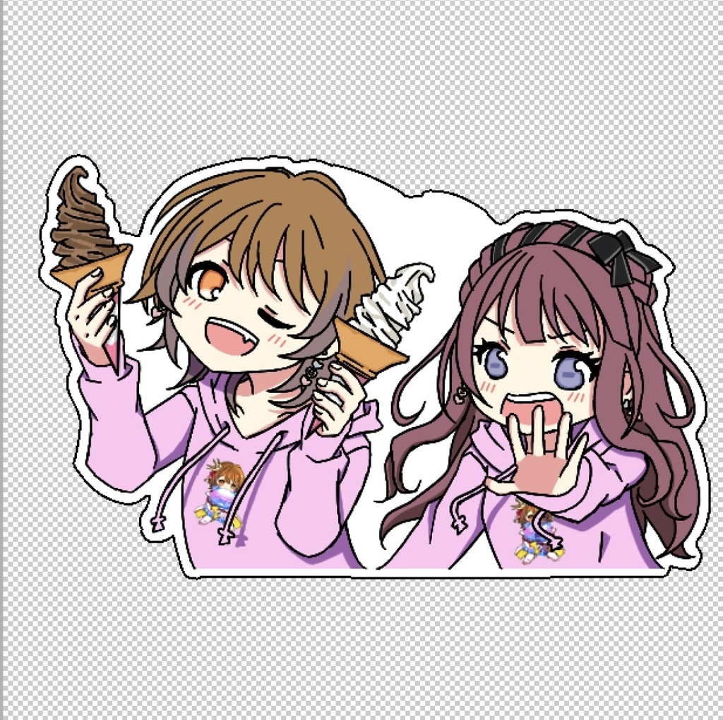 あいすちゃん＋ハートの職人ひゅうさん