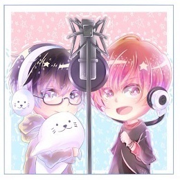 しろ＆たのステッカー