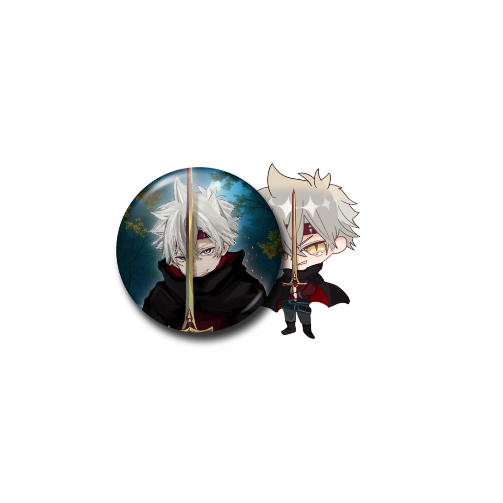 「帰帆」缶バッジ&ステッカーセット