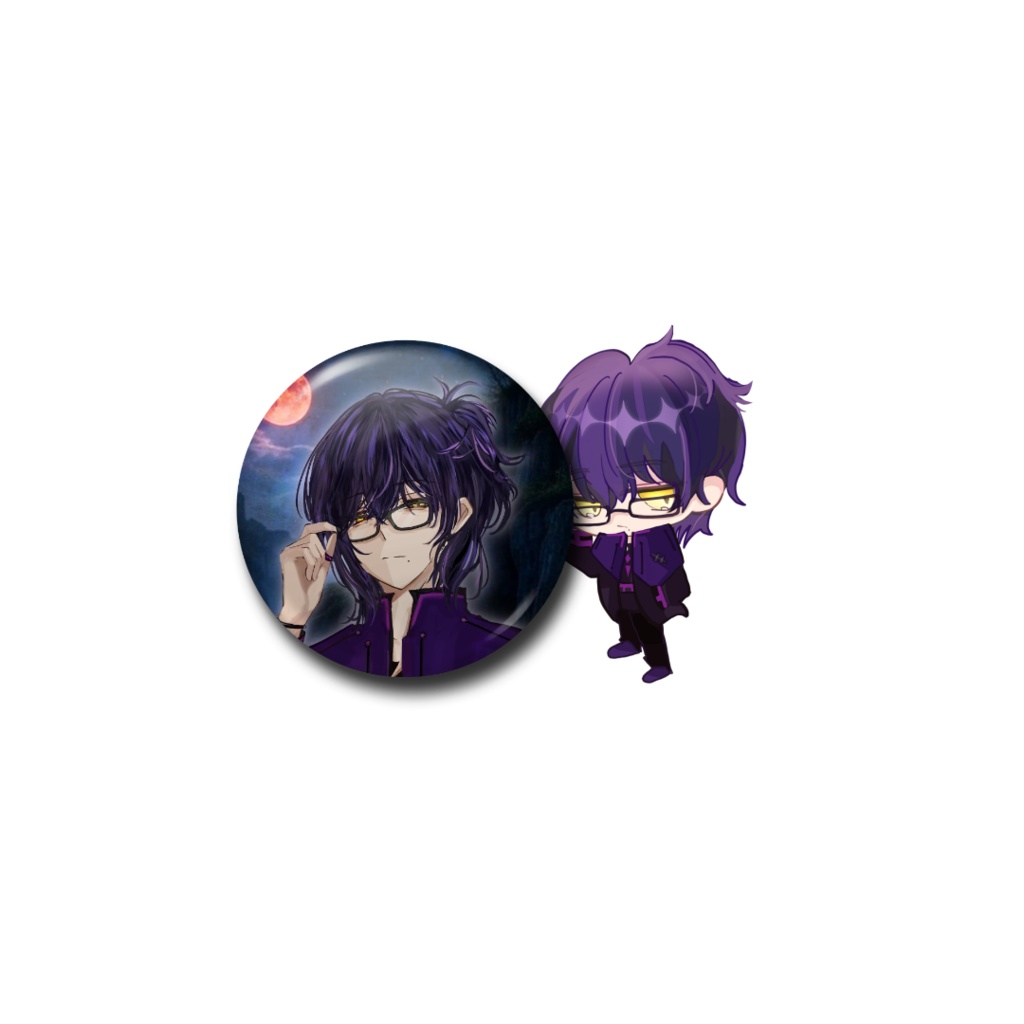 「帰帆」缶バッジ&ステッカーセット