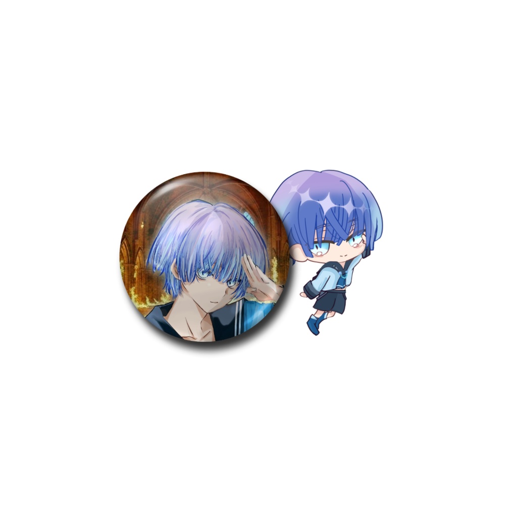 「帰帆」缶バッジ&ステッカーセット