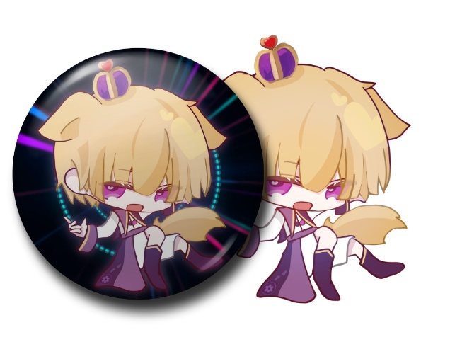 「MistyLand2」日向希空缶バッジ＆ステッカー