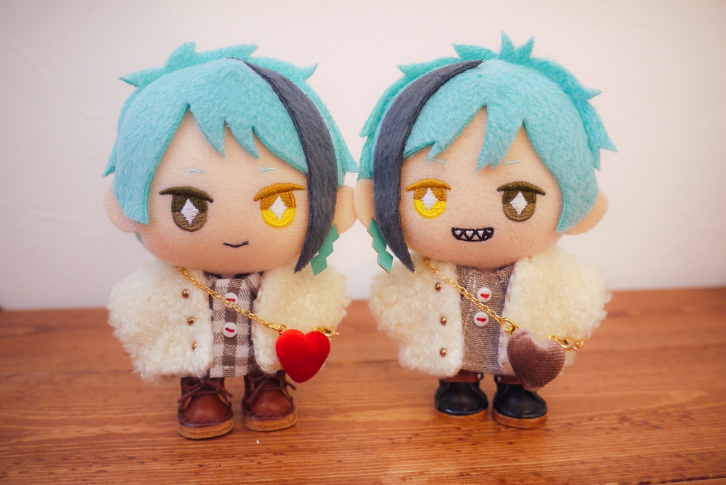 valentine set ❤︎ colorless  boa jacket & heart  pochette