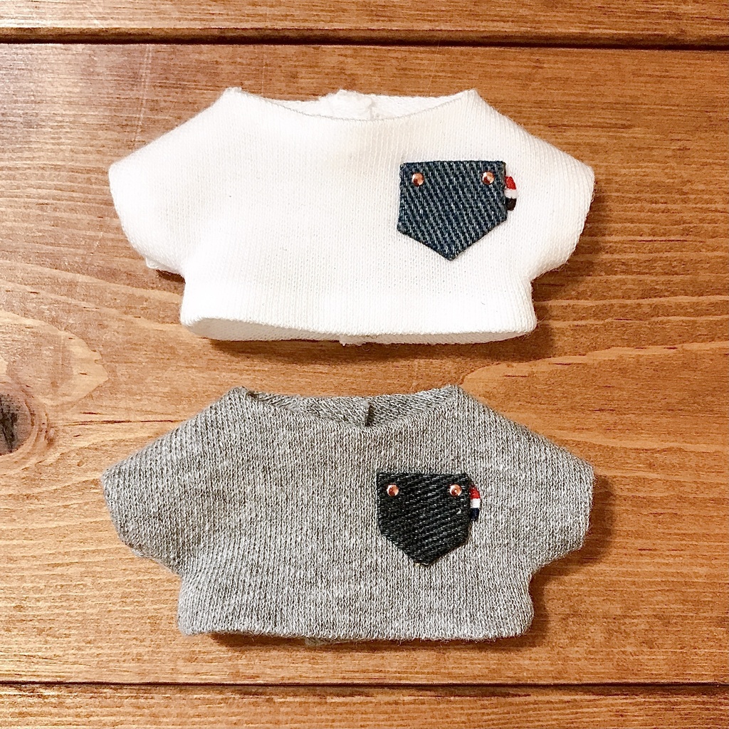 denim pocket T-shirt
