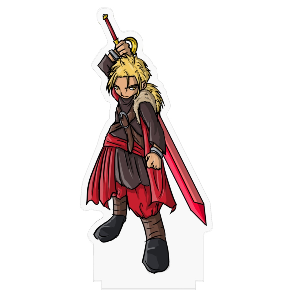 【やる気クエスト】アクリルフィギュア「バーライン」