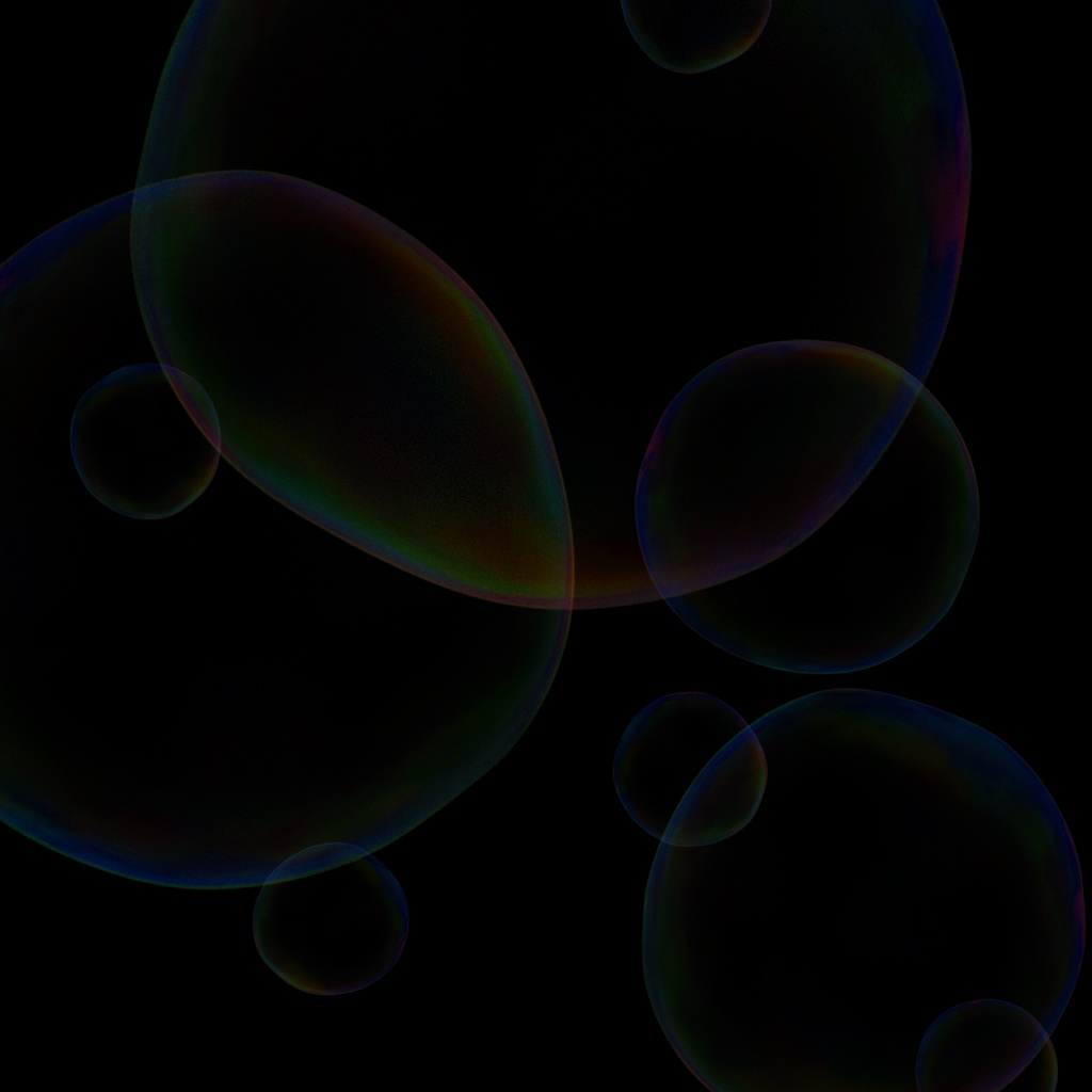 Blender4.2　シャボン玉データ