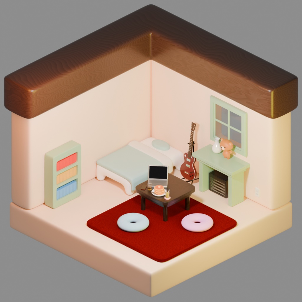 かわいい部屋のアセット