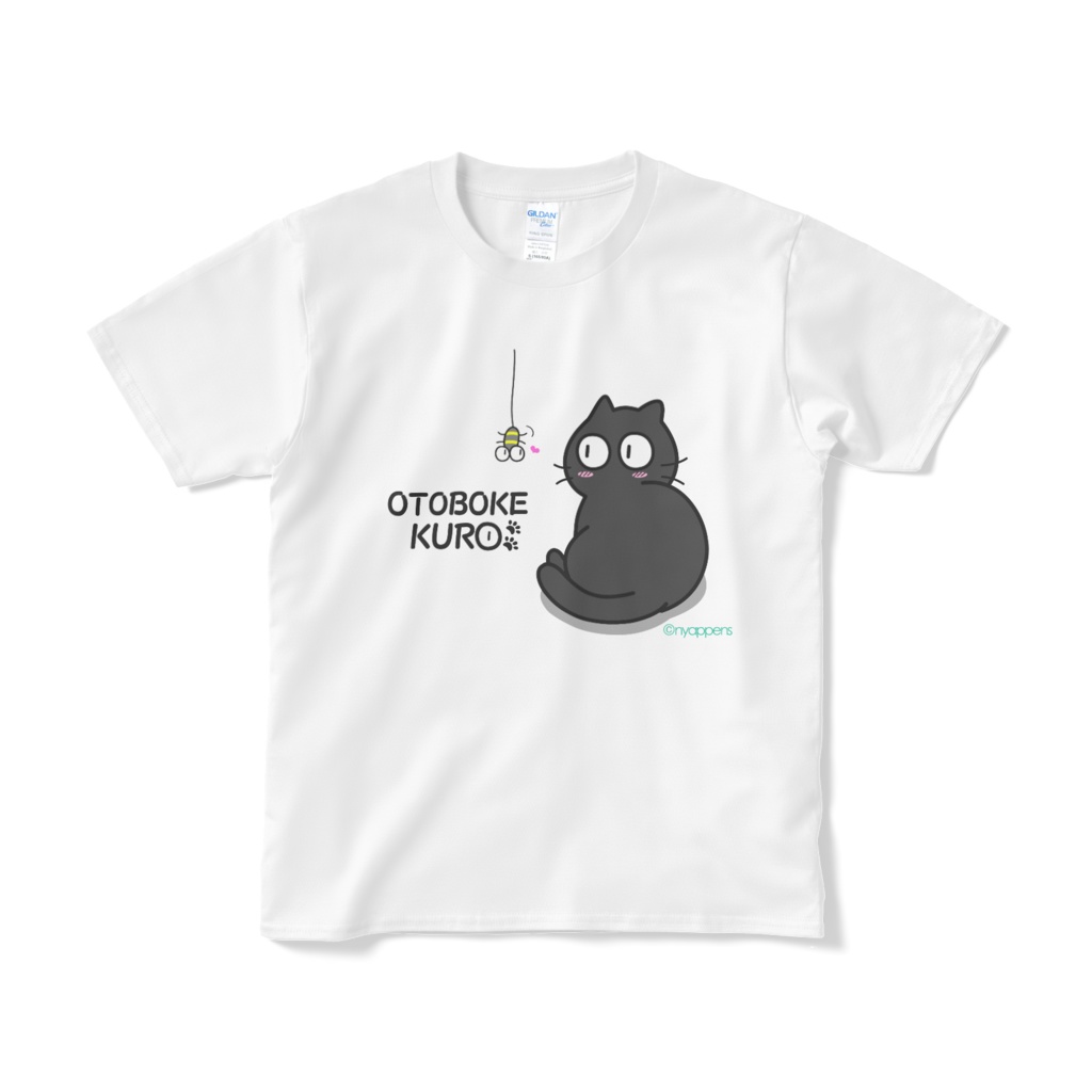 おとぼけKURO★Tシャツ(虫さんと)